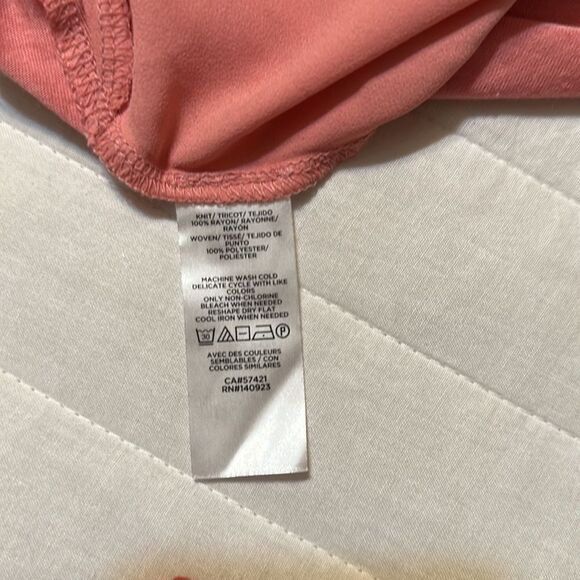 LOFT MP Pink Professional Lightweight Sleeveless V-Neck Blouse - Picture 9 of 9